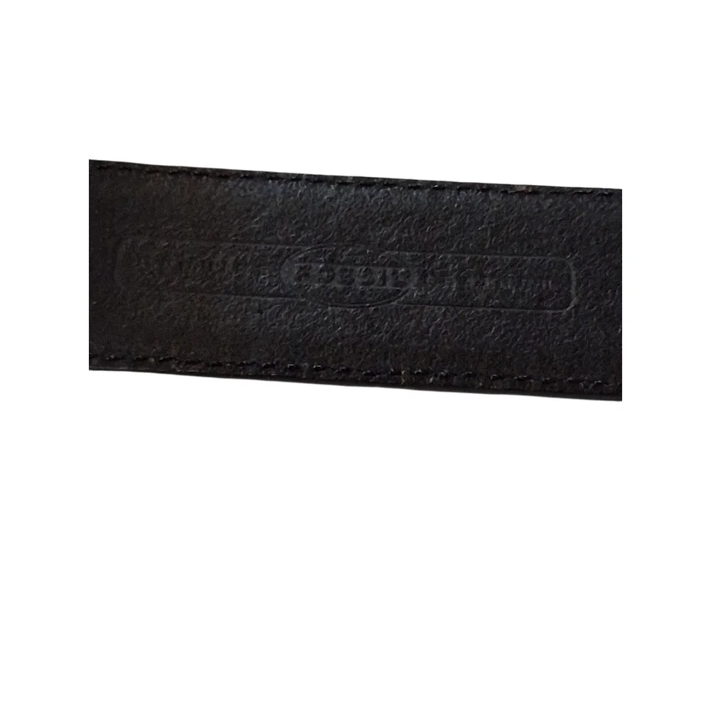 Fossil Mens size Large Leather Business Casual Office Career Everyday Black Belt